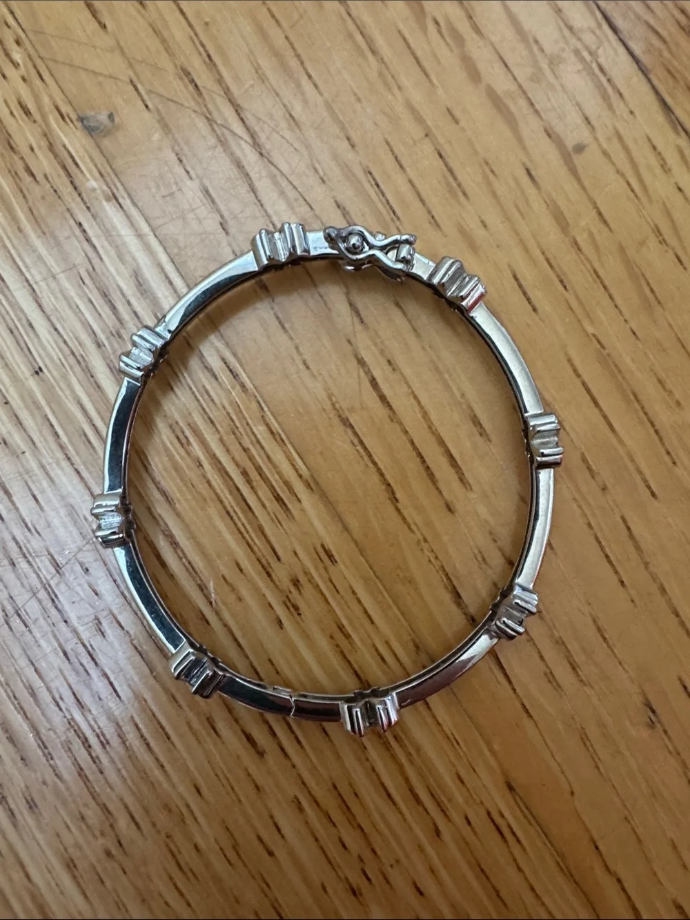 Silver Butterfly Charm Bangle with Multicolored Accents